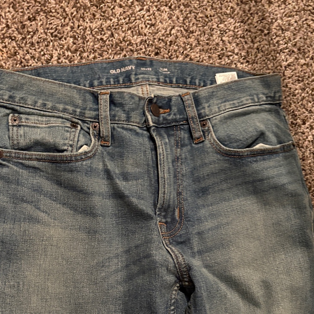Old Navy Men's Light Blue Relaxed Jeans